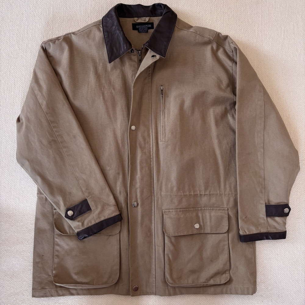 Beige canvas jacket